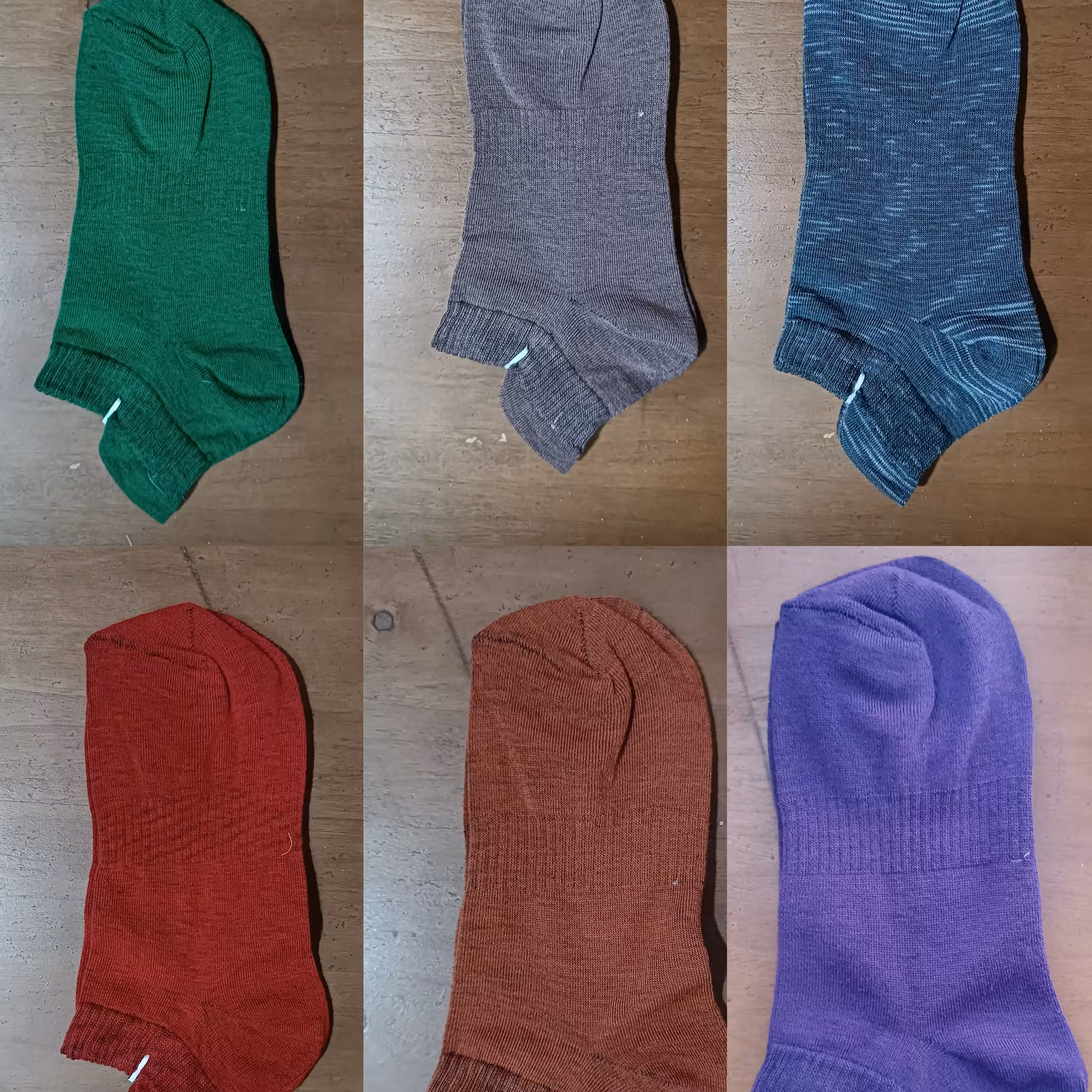 جوراب مچی سه پاشنه ساده  بسته بندی 12 عددی 12 رنگ مناسب برای سایز پا 37 الی 43 