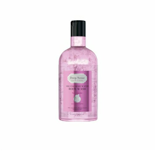 شامپو بدن گلاب برند دیپ سنس مناسب انواع پوست به ویژه پوست های حساس حجم400ml