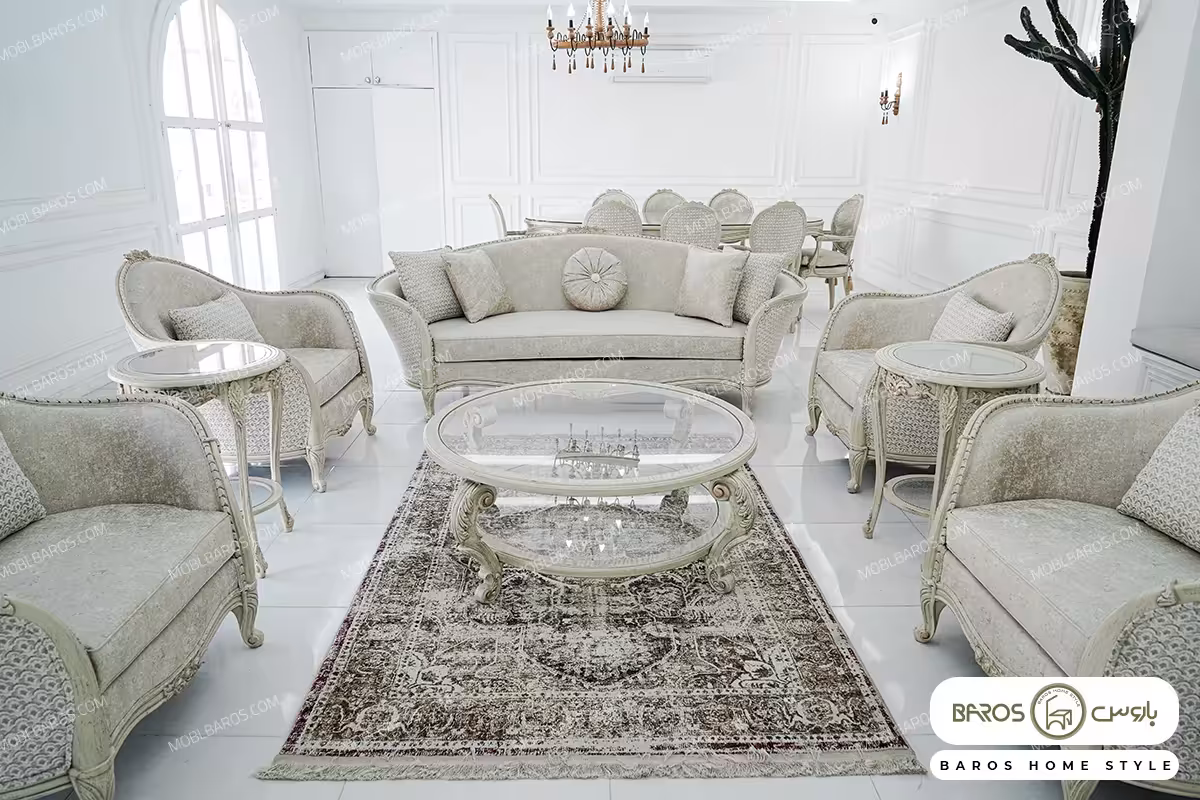 مبل نئوکلاسیک ایتالیایی لورنزو کد12