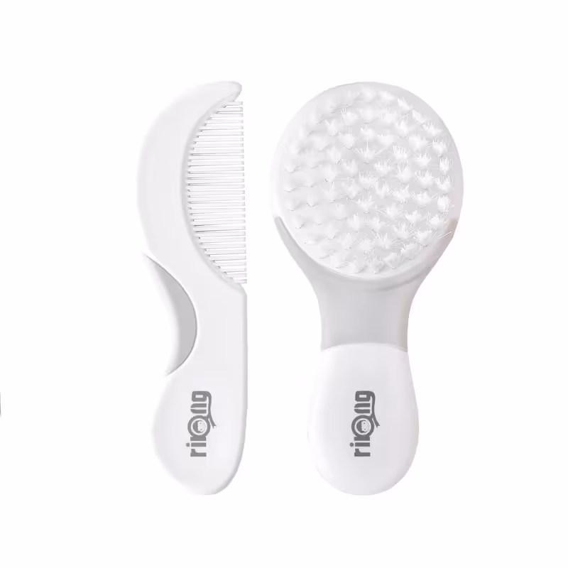 ست شانه و برس نوزاد سفید ریکانگ Rikang