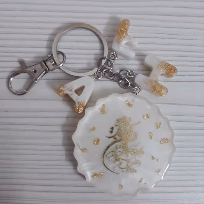 جاسوئیچی طرح وان یکاد با رزین و ورق طلا