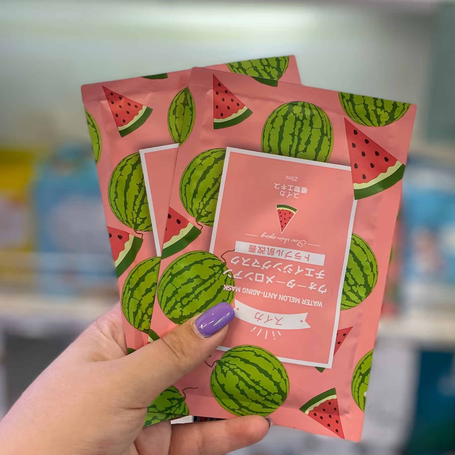 ماسک ورقه ای هندوانه روتین پوست ابرسان پوست 