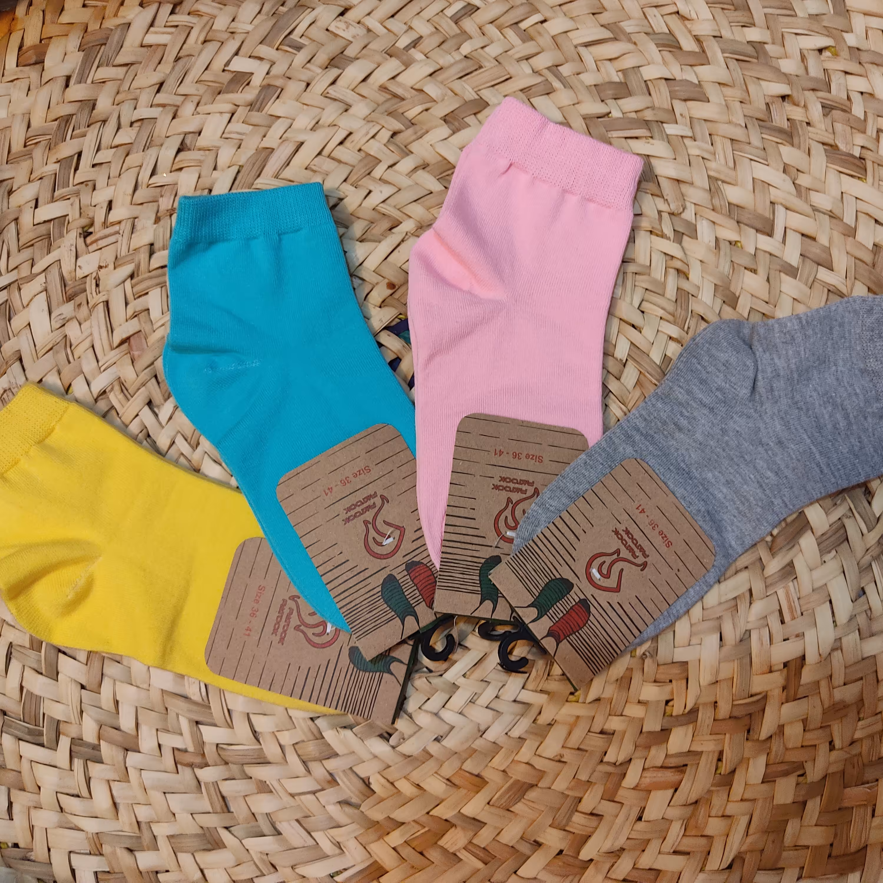 جوراب نیم ساق ساده