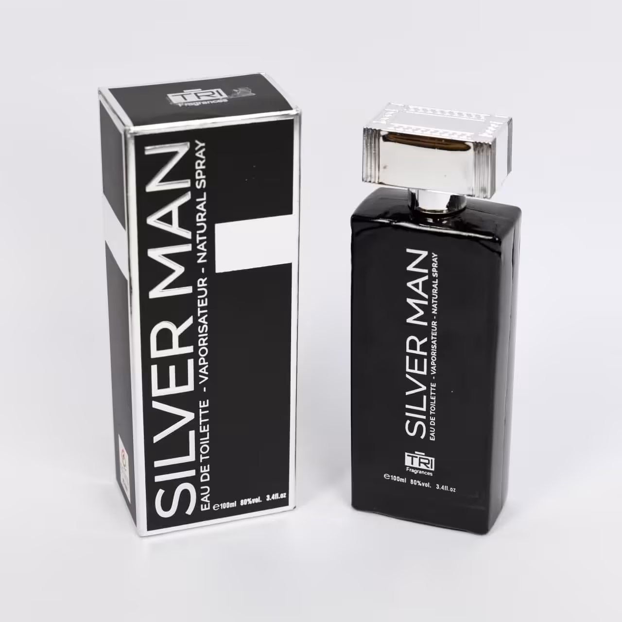 ادکلن مردانه تری مدل Silver Man با حجم 100 میلی لیتر