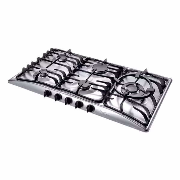 اجاق گاز صفحه ای اخوان 5 شعله مدل G13-HE-S