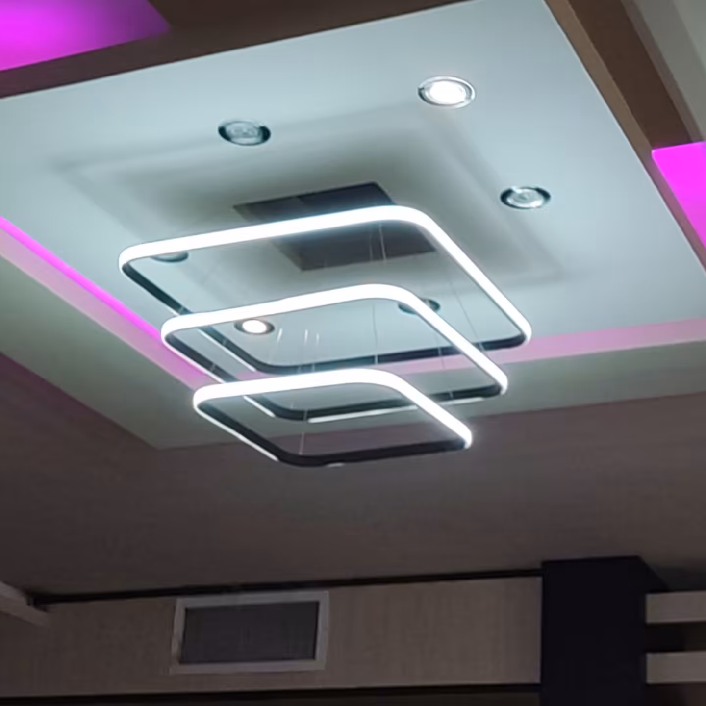 لوستر مدرن مدل مربع 