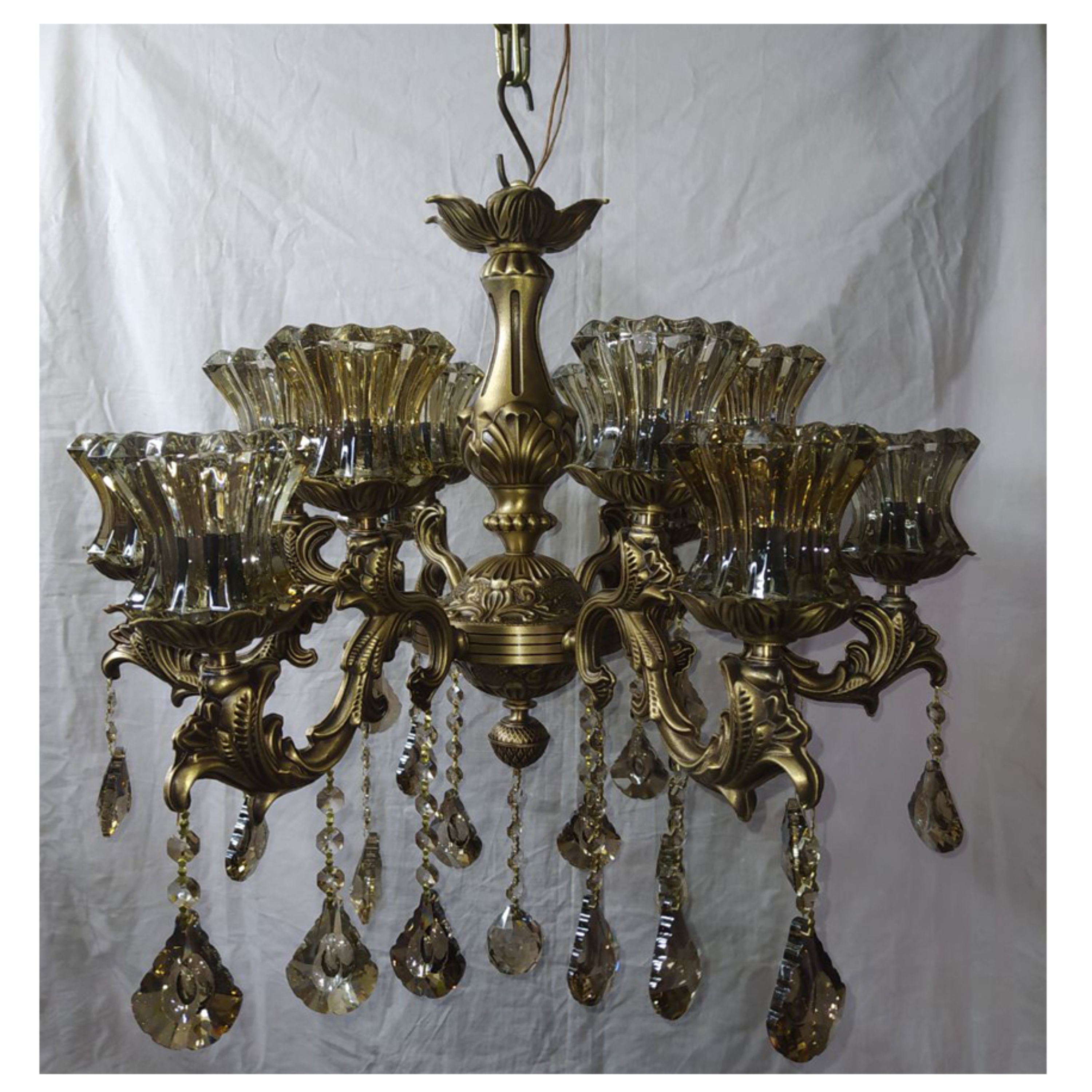 لوستر دوازده شعله برنزی آرامیس