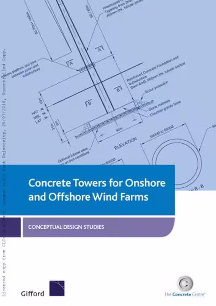 󾕇 دانلود کتاب Concrete Towers For Onshore And Offshore Wind Farms, 2007 - دانلود کتاب های دانشگاهی