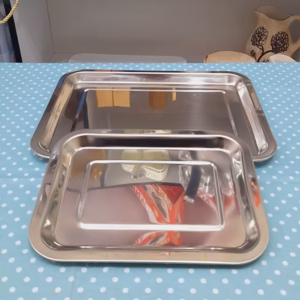 جفت سینی استیل دم دستی برند یونیک