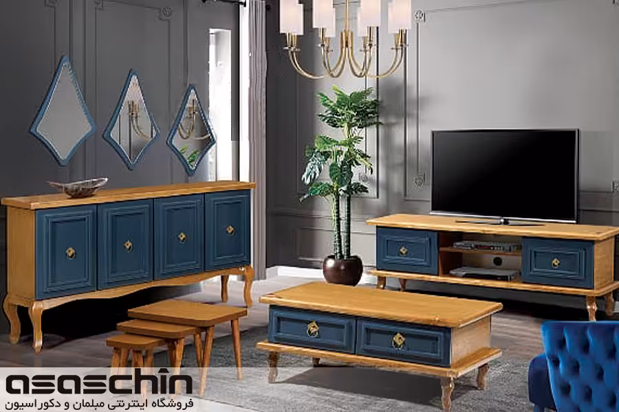 میز کنسول و آینه جاستین