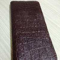 کیف پول چرم طبیعی گاوی دست دوز