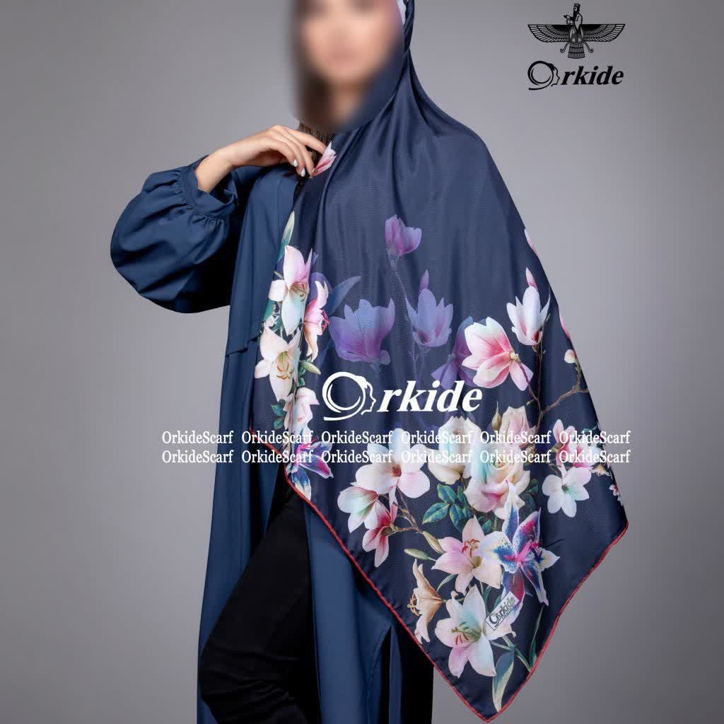 روسری نخ ابریشم گارزا زیبا و چشم نواز