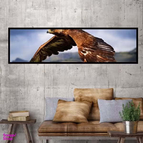 تابلو بکلیت طرح پرندگان شاهین مدل کشیده B-7386