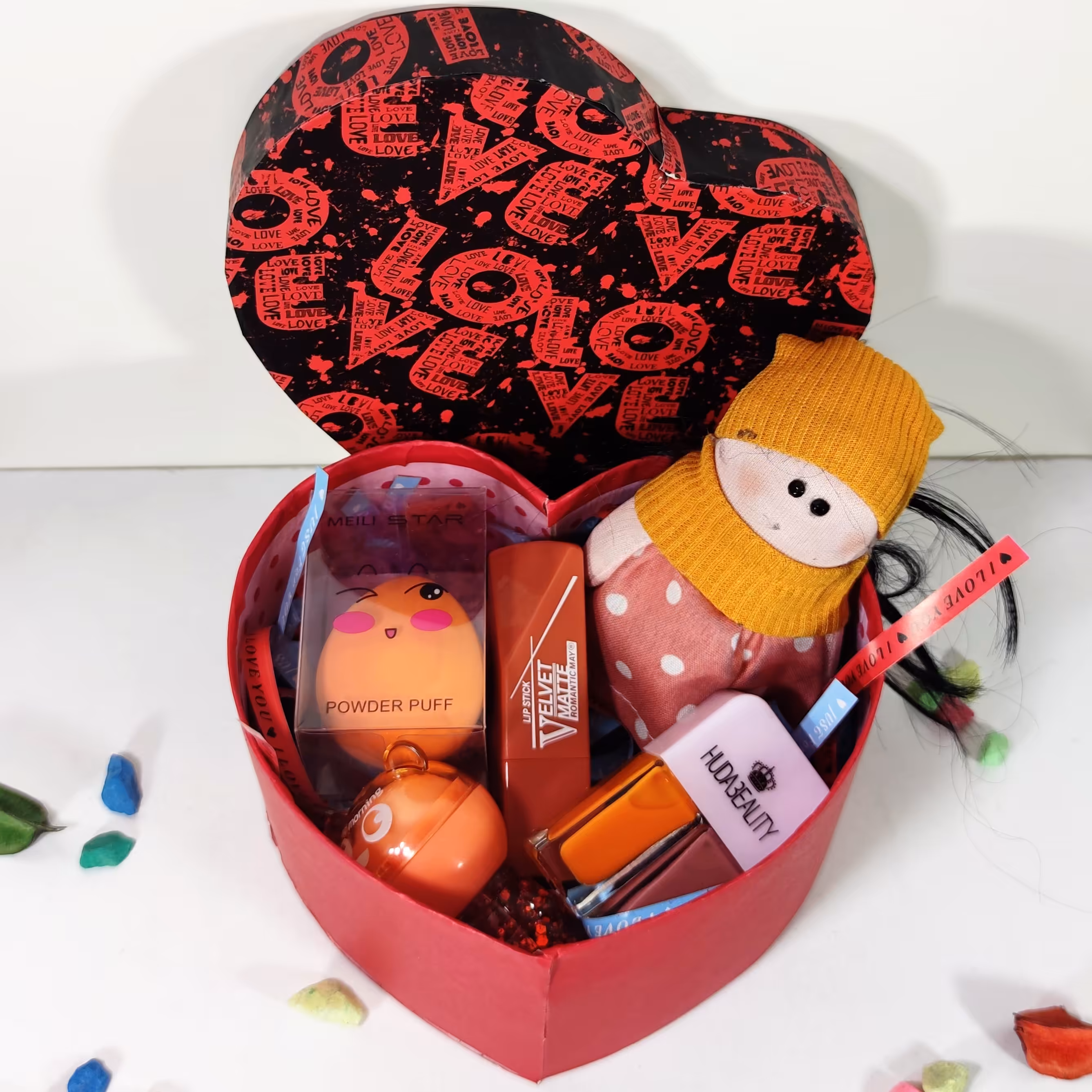 باکس نارنجی قلبی