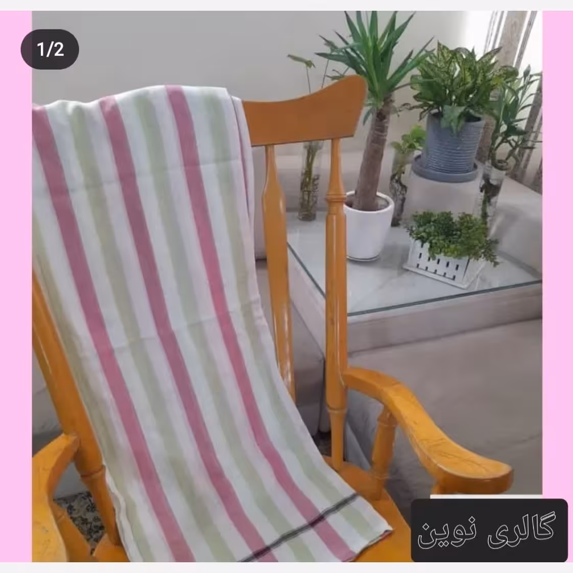    شمد روانداز ابراهیمی صد درصد نخ پک 6 عددی