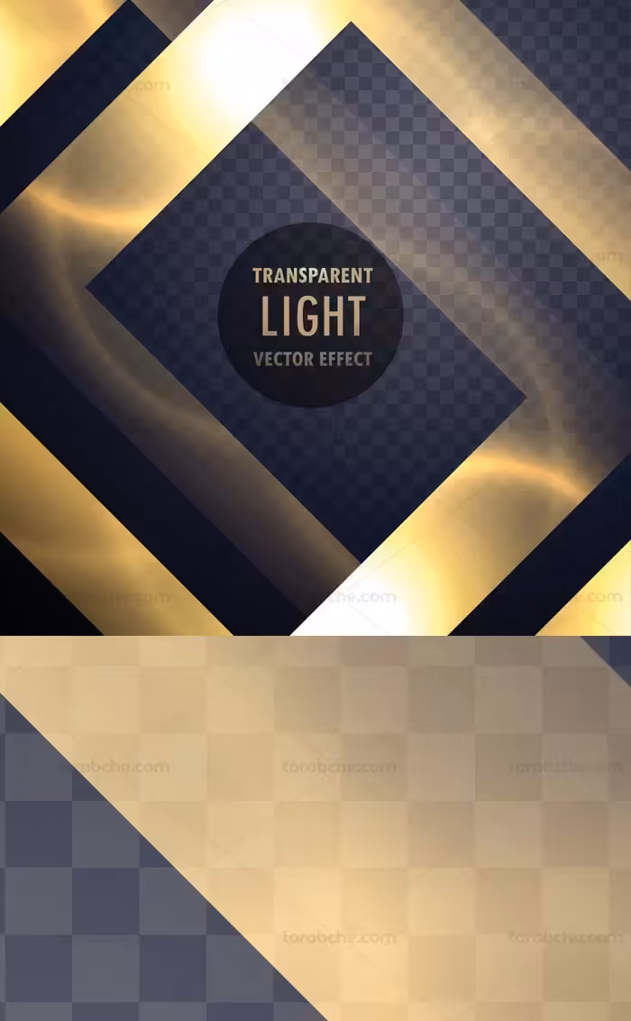 وکتور طرح افکت نور بدون پس زمینه شماره 16 - گرافیک با طعم تربچه