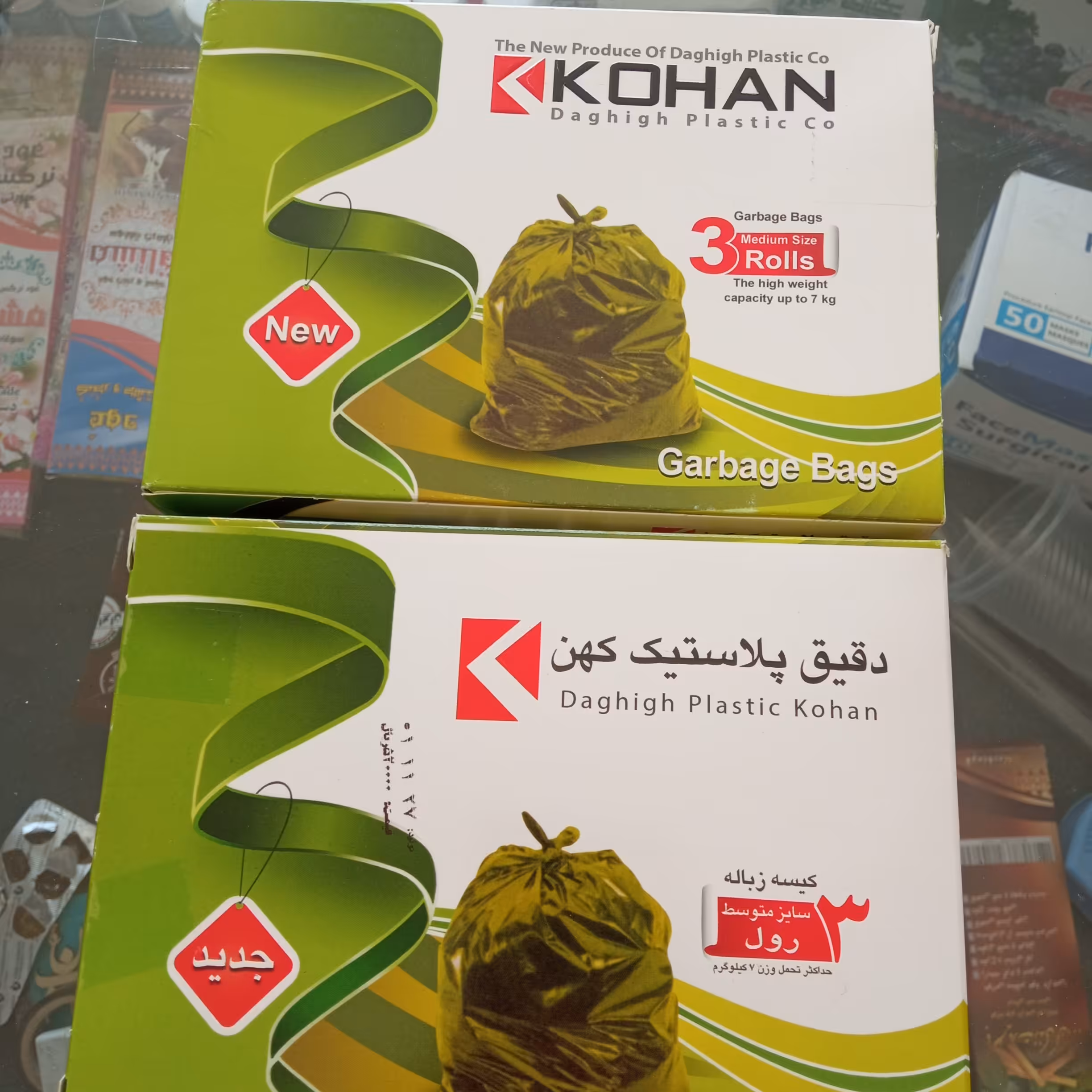 پلاستیک زباله 3رول