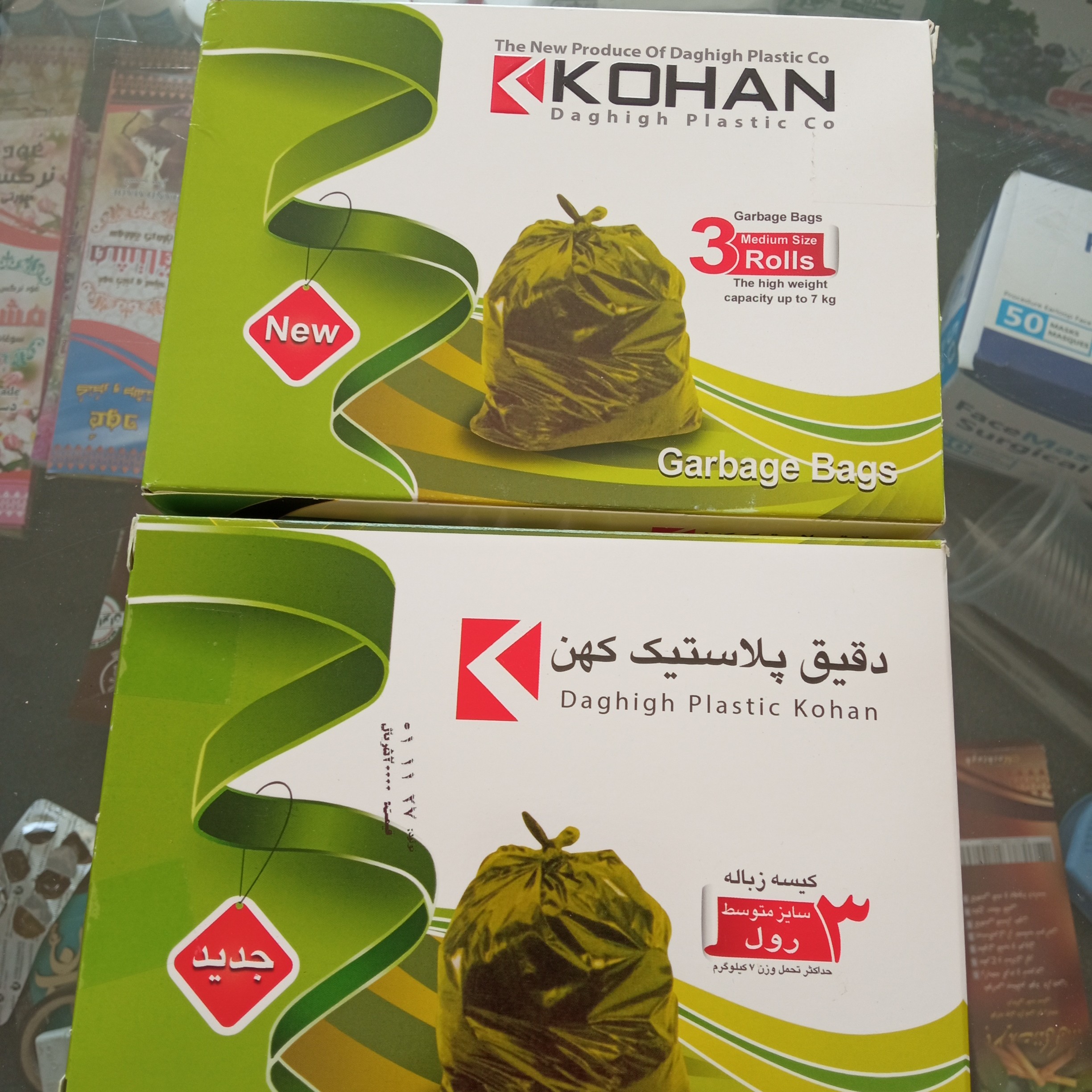 پلاستیک زباله 3رول