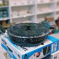 ماهی تابه سایز 36 گرانیتی تابه سایز بزرگ لب چدن زاگرس درجه یک