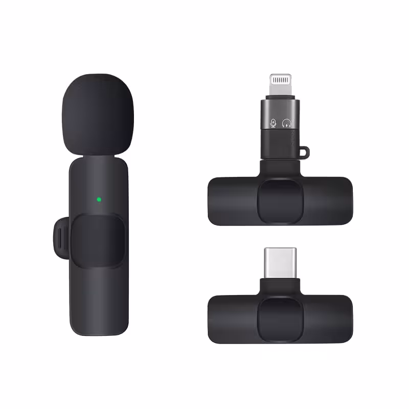 میکروفون یقه ای بی سیم K8 iPhone/Type-C microphone