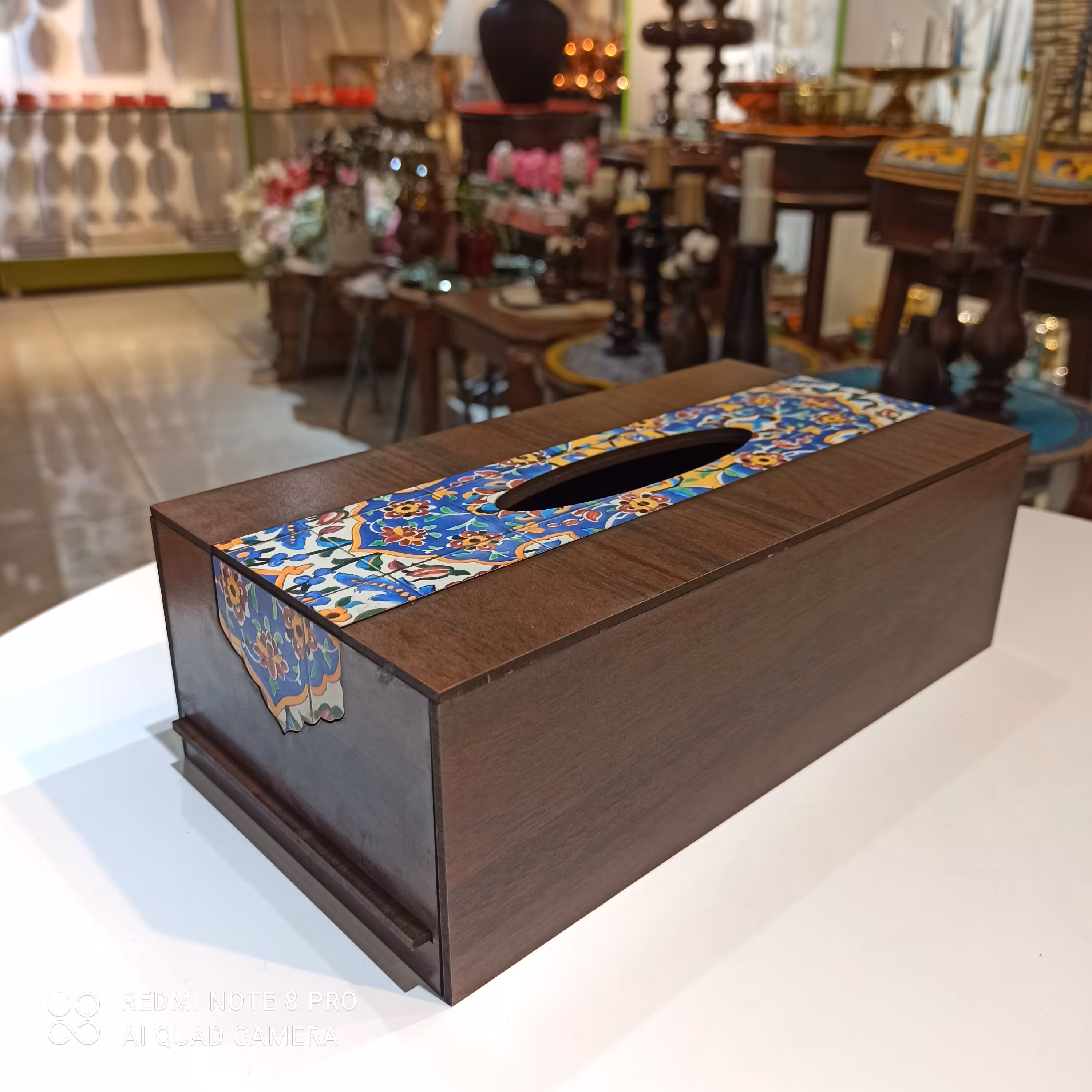 جعبه دستمال جعبه دستمال چوبی جعبه دستمال سنتی کد2