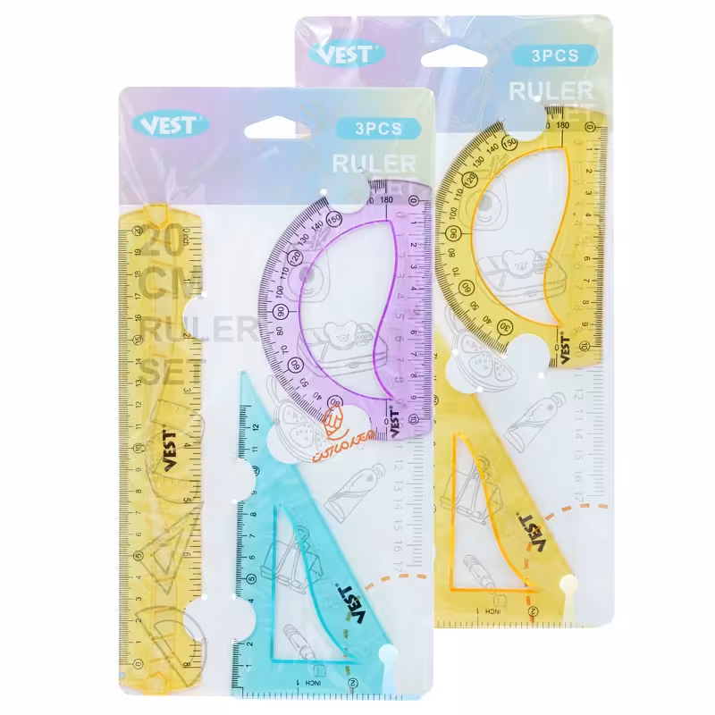 قیمت و خرید ست خط کش ، گونیا ، نقاله وست VEST