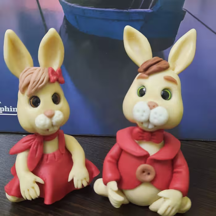 خرگوش خمیری نماد سال 7 سانت