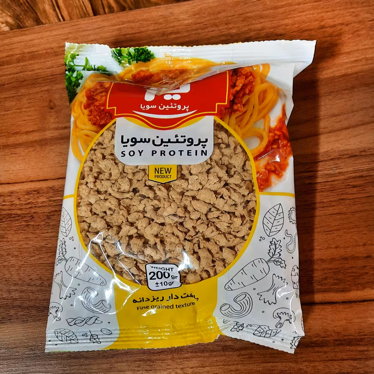 سویا ریز بافت یاز (200 گرم)