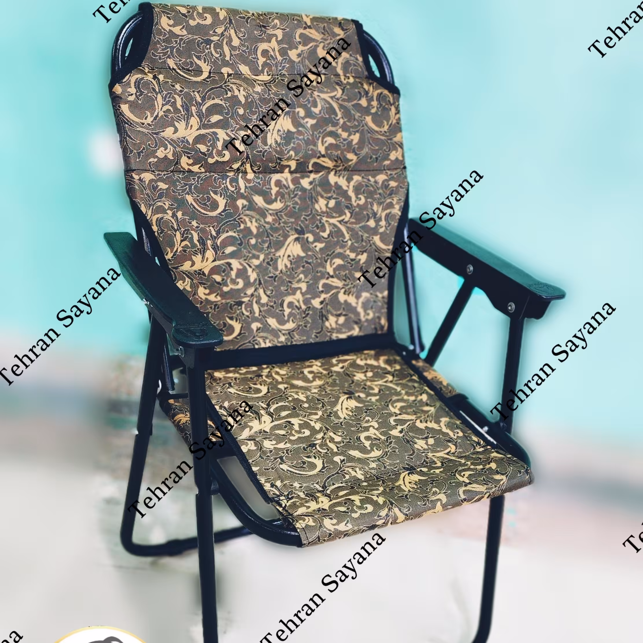 صندلی تاشو مسافرتی فومدار  دسته مبلی طرح ویکتوریا صادراتی 7 فنره تهران سایانا 