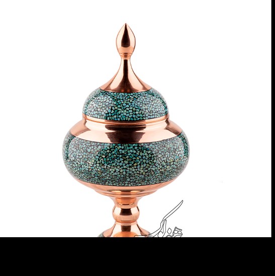 شکلات خوری فیروزه کوبی متوسط سایز 27