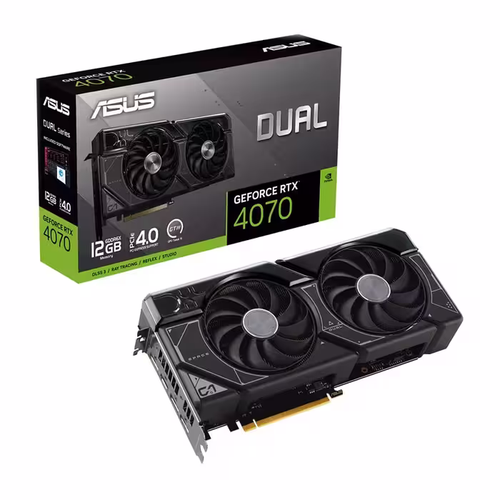 کارت گرافیک ایسوس Dual GeForce RTX 4070 12GB GDDR6X