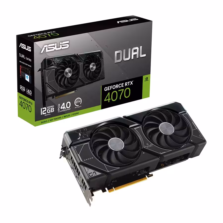 کارت گرافیک ایسوس Dual GeForce RTX 4070 12GB GDDR6X
