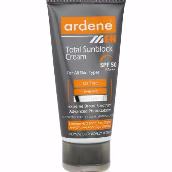 کرم ضد آفتاب آقایان آردن مدل Total SPF50 وزن 50 گرم