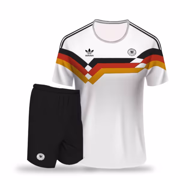 پیراهن و شورت کلاسیک آلمان 1988