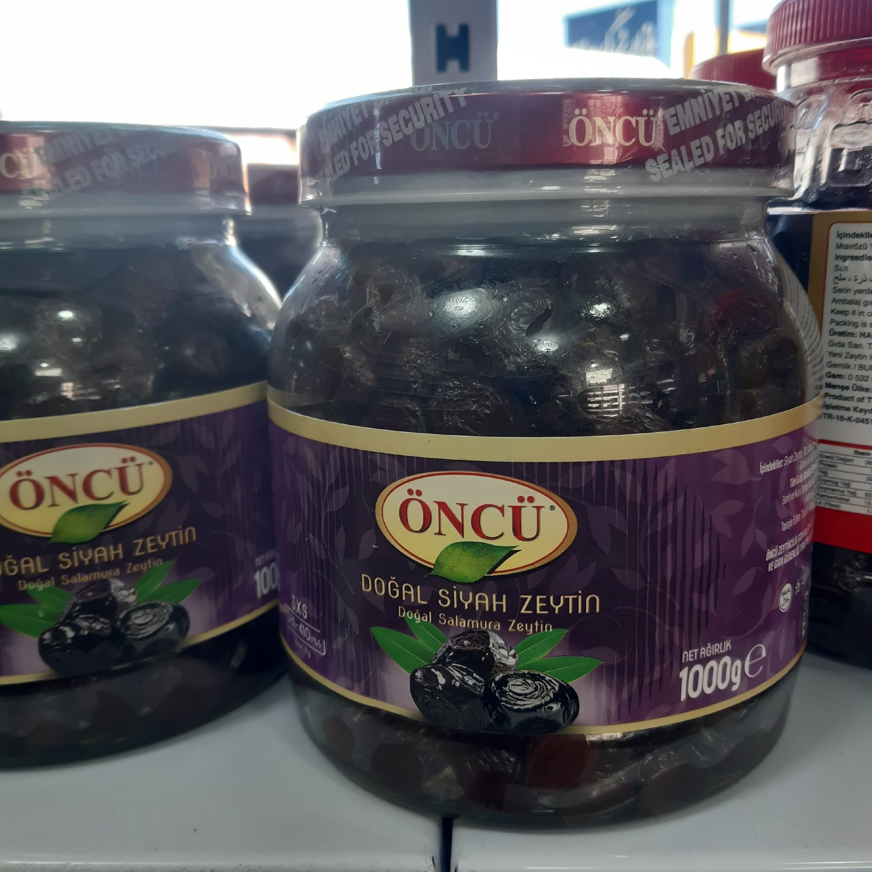 زیتون سیاه چروک اونجو یک کیلوگرمی ترکیه
