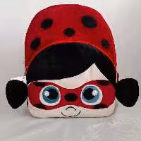 کوله پشتی فانتزی  (مدرسه)  مدل دختر کفشدوزکی