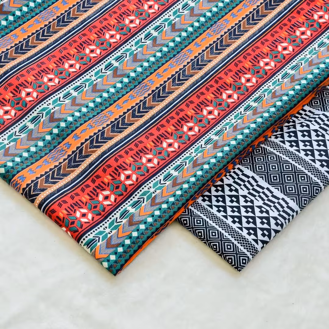 پارچه کتان طرح سنتی درجه یک 