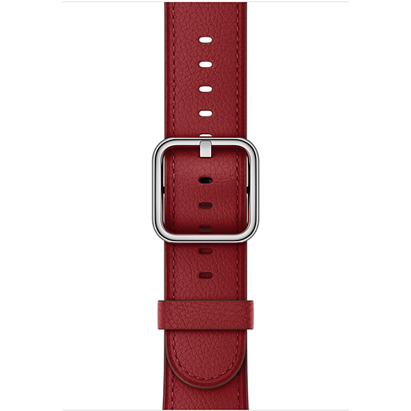 بند اپل واچ 3 چرم زنانه 38 میلیمتری مدل Ruby (PRODUCT) RED Classic Buckle - Hiapple.ir