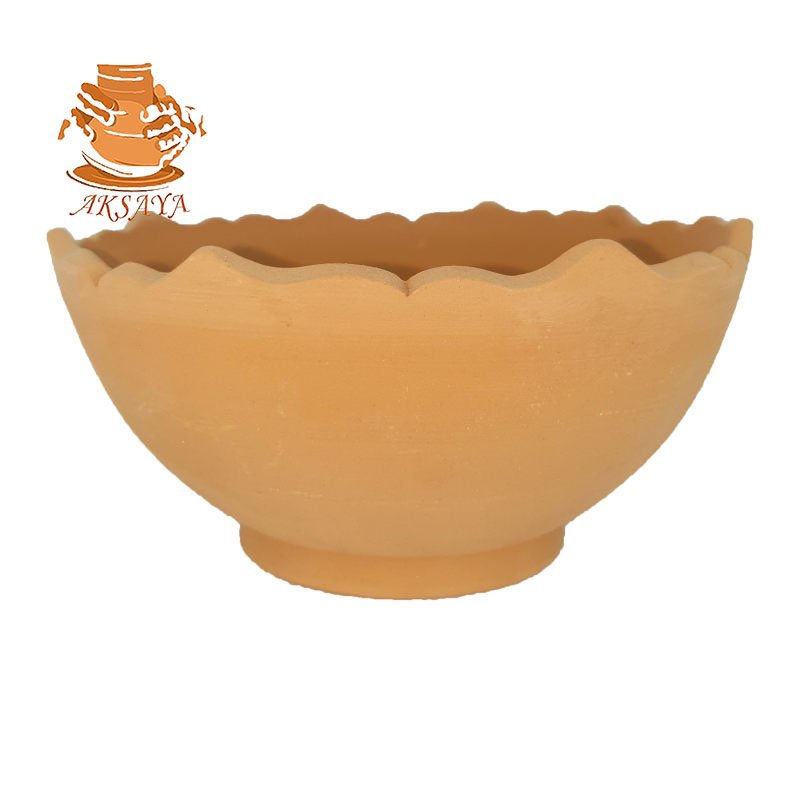 کاسه سفالی آبگوشت خوری مدل لب کمانی
