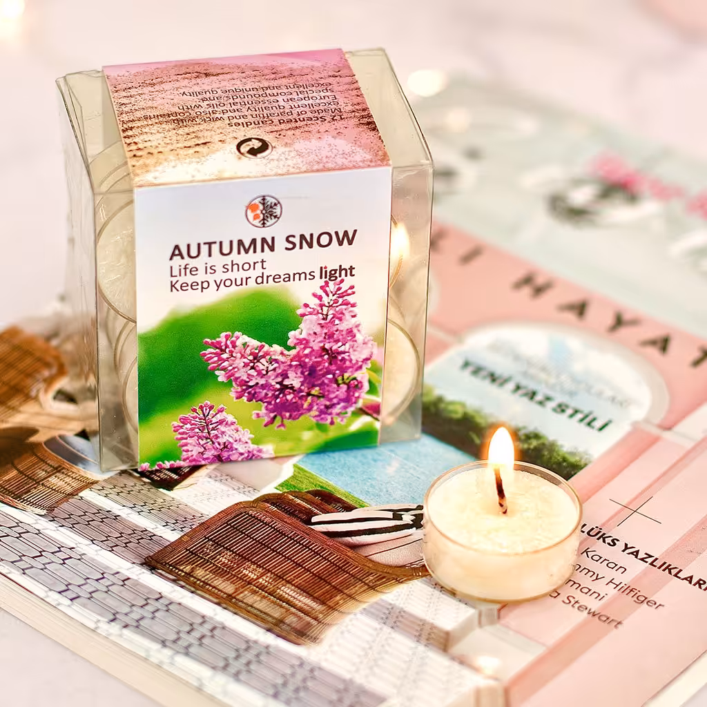 شمع وارمر 12 عددی رایحه لیلاک