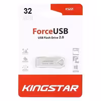 فلش مموری KingStar مدل KS221 USB2.0 FORCE ظرفیت 32 گیگابایت