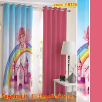 پرده چاپی پانچ هازان کد 8326 عرض140ارتفاع190