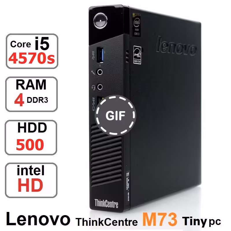 مینی کیس Lenovo M73P Tiny Core i5-4570s