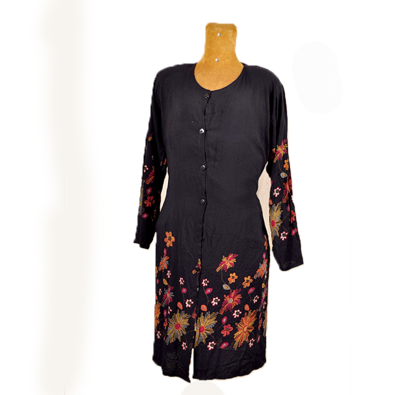 مانتو زنانه طرح گلدوزی کد 8565