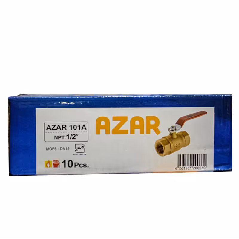 شیرگازی سنگین آذر کد 101 سایز یک دوم کارتن 80 عددی