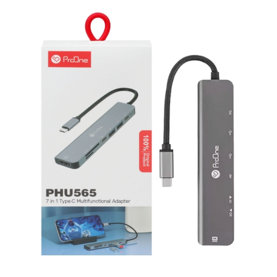 هاب 7 پورت USB-C پرووان مدل PHU565