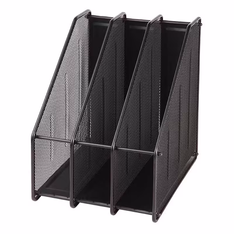 خرید جا مجله ای فلزی 3 خانه