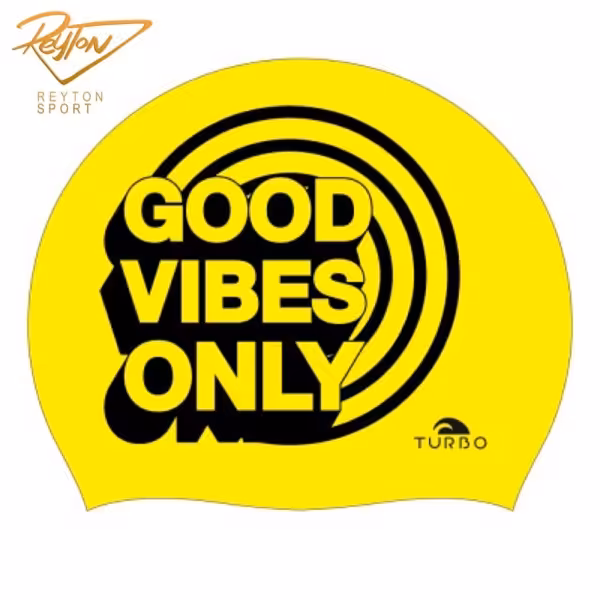 کلاه شنا توربو GOOD VIBES ONLY | 3454