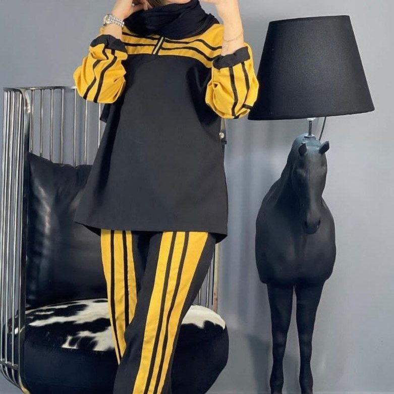 هودی و شلوار راه راه