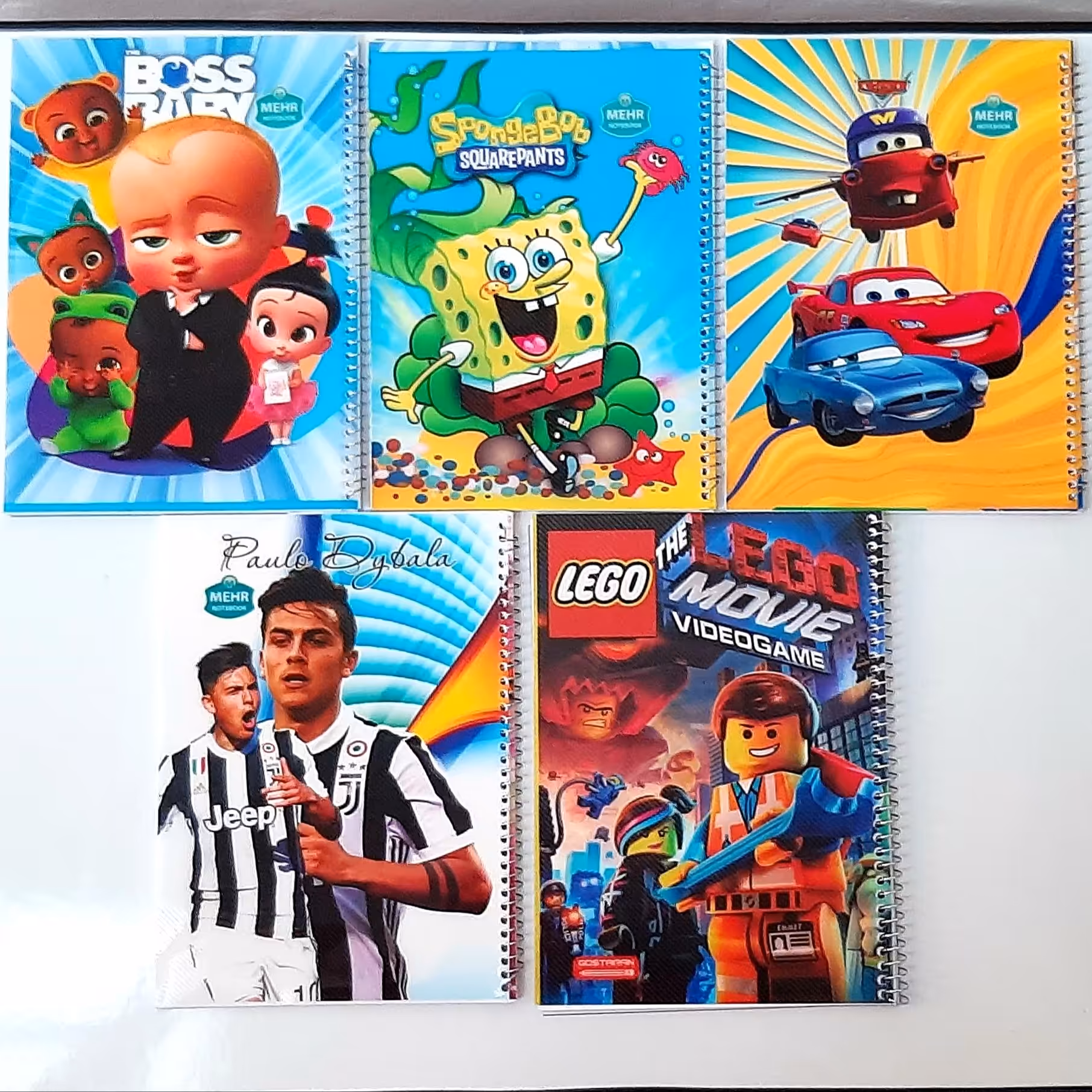 دفتر نقاشی 50 برگ پسرانه تک سیم با جلد طلقی